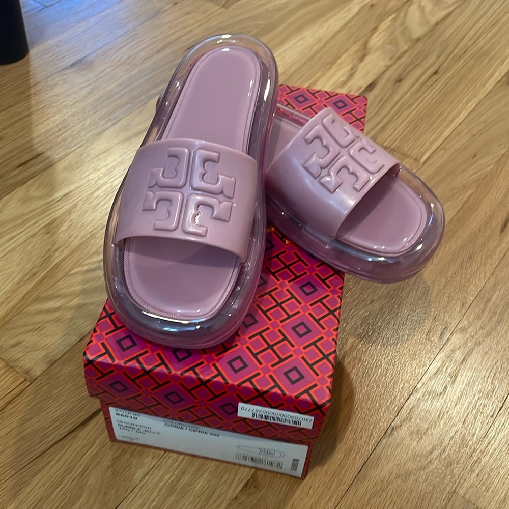Tory Burch bubble jelly TPU Cipria purple us5